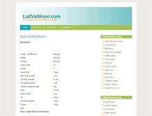 Tablet Screenshot of ladvaibhavi.com